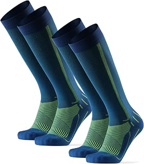 DANISH ENDURANCE Compression Socks, Flight Socks, 21-26 mmHg, 1 & 2-pack