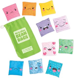 Educational Insights My Feelings Bean Bags | Social Emotional Learning Activities for Preschool, Toddler Sensory Toys & Therapy Games, Calm Down Corner Essentials