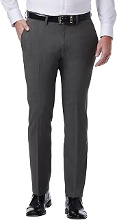Kenneth Cole Reaction Men's Stretch Weave Slim Fit Dress Pant