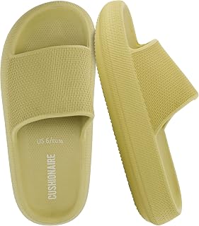 CUSHIONAIRE Women's Feather Cloud Recovery Slide Sandal + Comfort