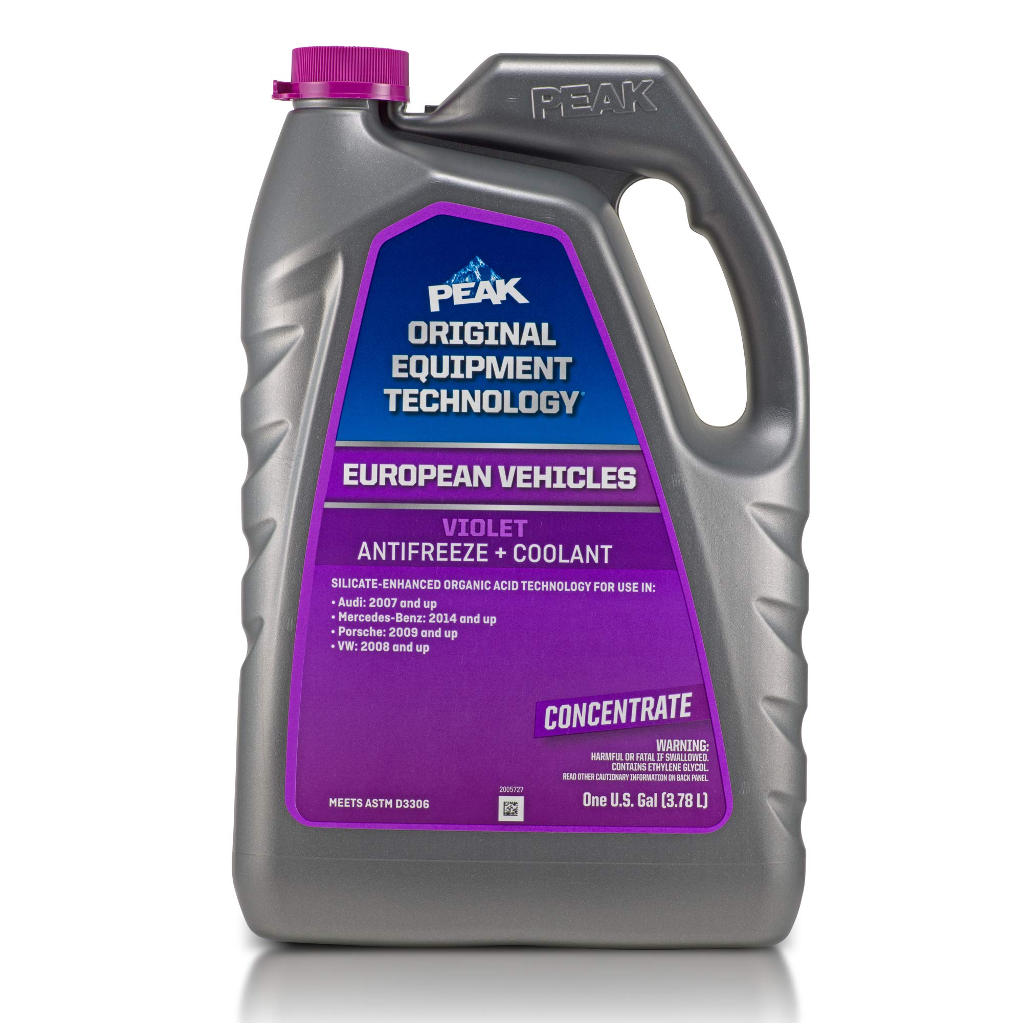 PEAK OET Extended Life Violet Concentrate Antifreeze/Coolant for European Vehicl