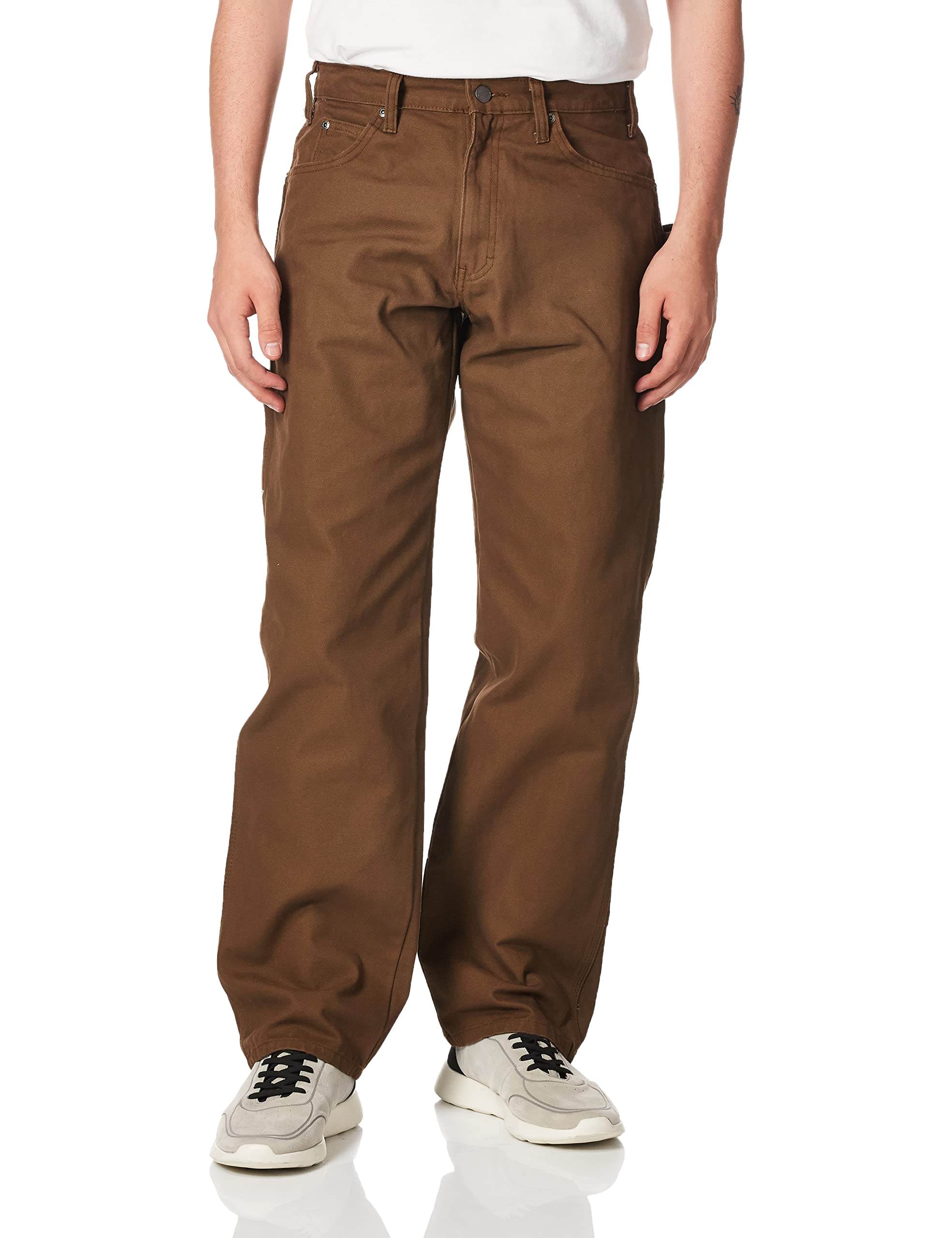 Dickies Men’s Relaxed Fit Sanded Duck Carpenter Jean