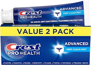Pro-Health Advanced Deep Clean Mint Toothpaste with Fluoride, Gingivitis Treatment (5.1oz) Twin Pack