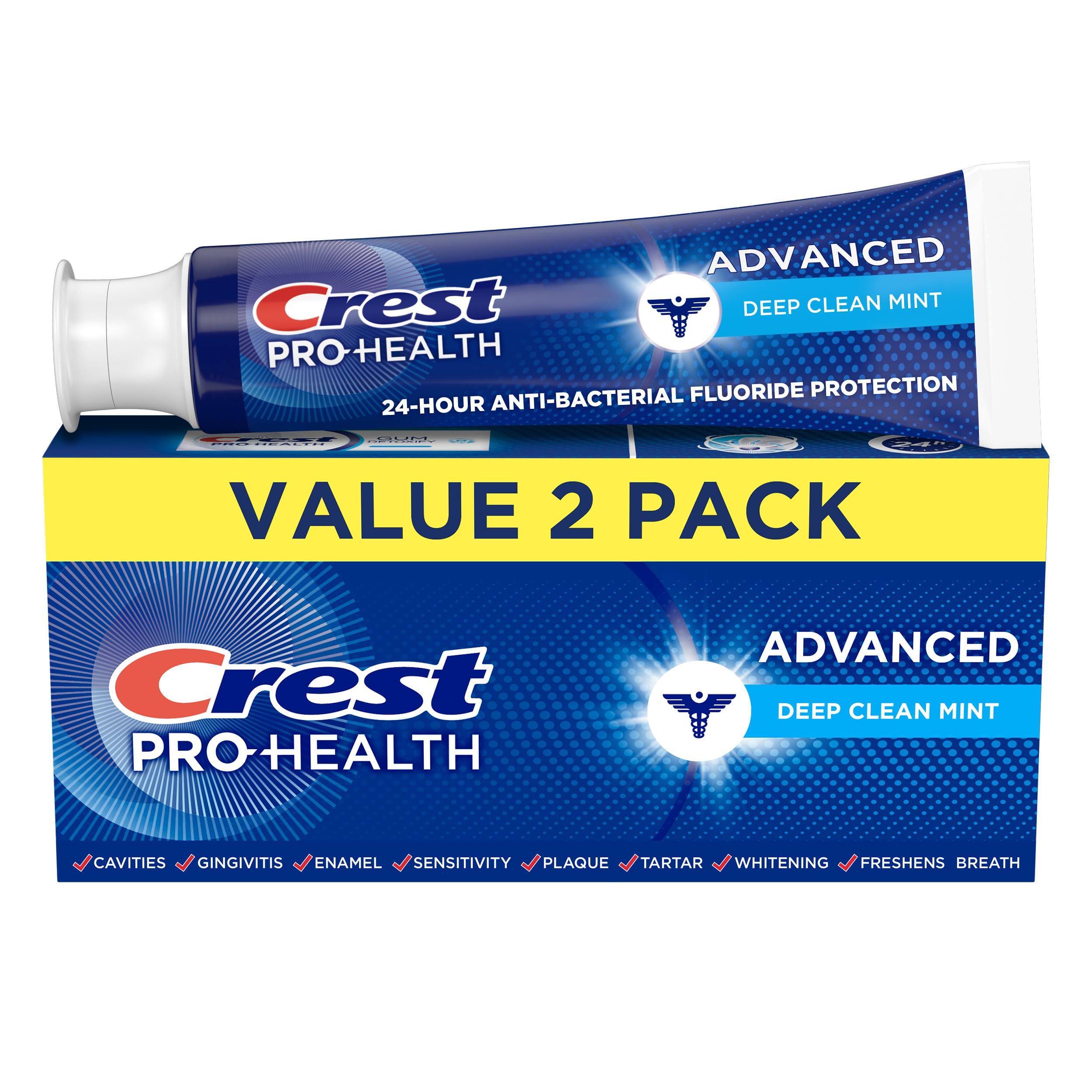 Pro-Health Advanced Deep Clean Mint Toothpaste with Fluoride, Gingivitis Treatme