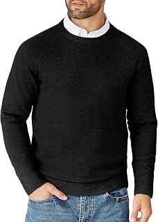 COOFANDY Men's Knitted Jumper Long Sleeve Men's Jumper