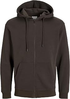 Jack & Jones Jjebradley Men's Noos Zip Hoodie (Pack of 1)