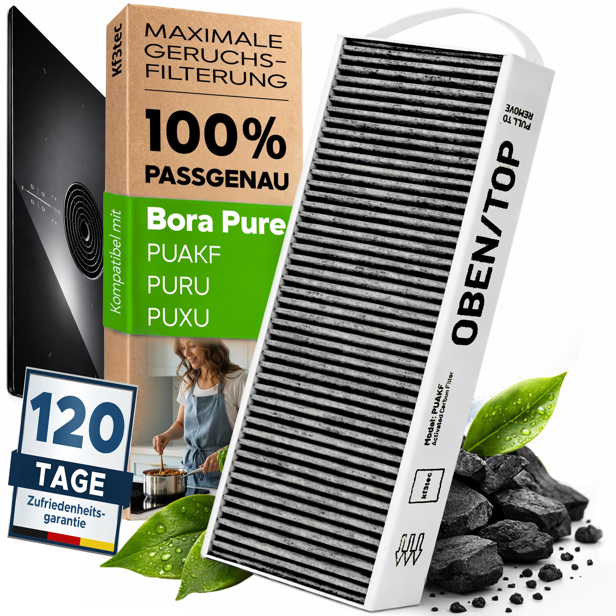 1 Activated Carbon Filter for Bora Pure PUAKF for your Puru or PUXU Convection H