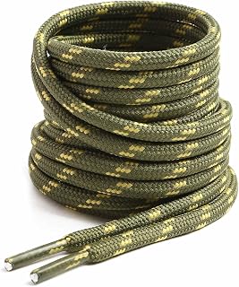 VSUDO Hiking Shoe Laces, Heavy Duty Work Boot Laces, Solid Hiking Boots Laces