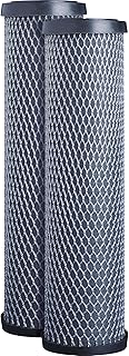 GE FXWTC Whole House Water Filter | Replacement for Water Filtration System | NSF Certified: Reduces Chlorine, Sediment, Rust & Other Impurities | Replace Every 3 Months for Best Results | 2 Filters