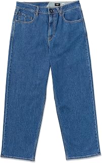 Volcom - Billow Loose Fit Baggy Denim Jeans - Relaxed Vintage Style, Soft Cotton Denim, Wide Leg, Men's Trousers