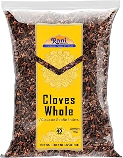 Rani Cloves Whole (Laung) 7oz (200g) Great for Food, Tea, Pomander Balls and Potpourri, Hand Selected, Spice ~ All Natural | Non-GMO | Kosher | Vegan | Gluten Friendly | Indian Origin