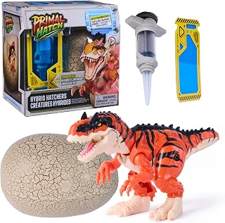 Primal Hatch Hybrid Hatchers Toy Dinosaur & Egg, Mini Hybrid Hatching Dinosaur, Kids Toys for Boys & Girls Aged 5 & Up