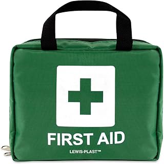 LEWIS PLAST Complete First Aid Kit 220 Pieces First Aid Kit - Comply with European Standards for Indoor and Outdoor Activities
