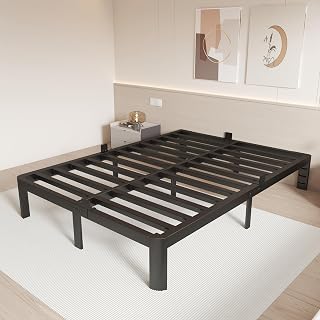 Metal Bed Frame 12 Inch Queen Black