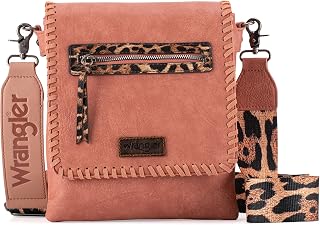 Wrangler Crossbody Bags for Women Vintage Hand Woven Shoulder Purse