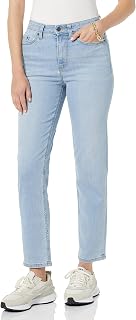 Amazon Essentials Womens High-Rise Straight Jean