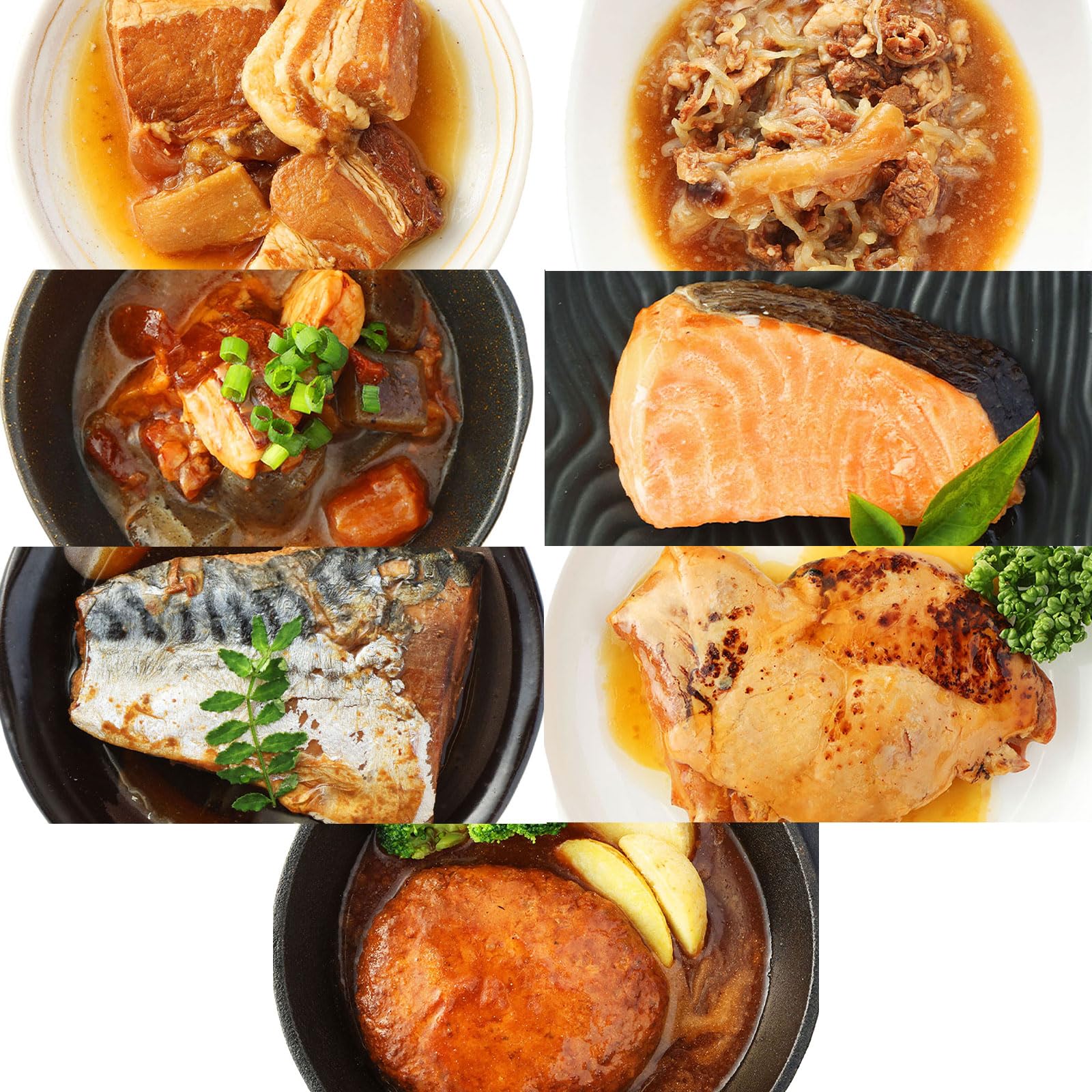 Uchiinoya (1 Week Trial Meal Set) Uchipac Retort Side Dishes, 7 Item Set, Winner