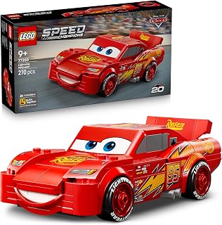 LEGO Speed Champions Lightning McQueen 77255 | Toys for 9+ Year Old Boys, Collectible Race Car Model Kit, Detailed Undercarriage, Cars Movie Set, Gift Idea, 270 Pieces