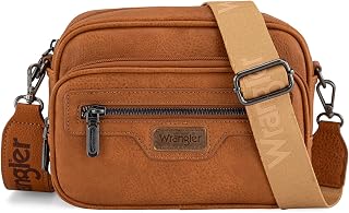 Wrangler Crossbody Bag for Women Multi Pocket Crossover Bag Shoulder Pursea with Adjustable Strap