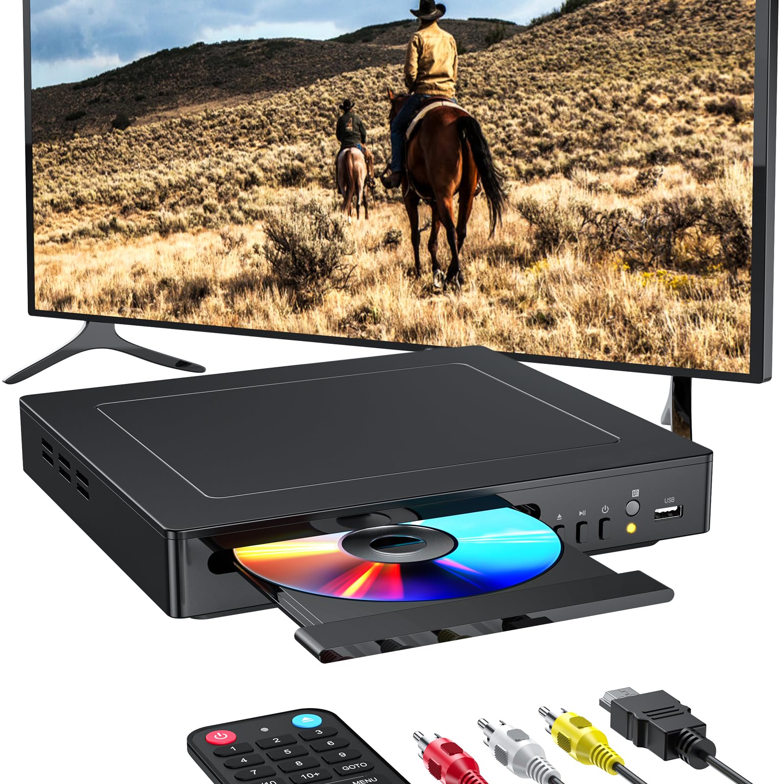 DVD Players for Smart TV with HDMI, DVD Players That Play All Regions, Simple DV