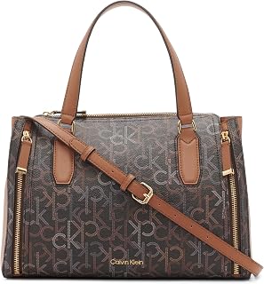 Calvin Klein Women's Bubble Lamb Organization Satchel Handbag