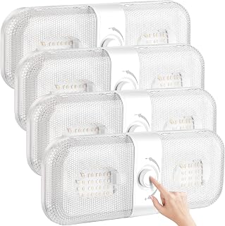 LILTSDRAE RV Interior LED Ceiling Light 1700LM 12V Lights Interior, 120 LEDs RV LED Lights 12V Dome Light 3 Color Modes Dimmable Ceiling Light for Camper Trailer Boat Car Interior Lighting