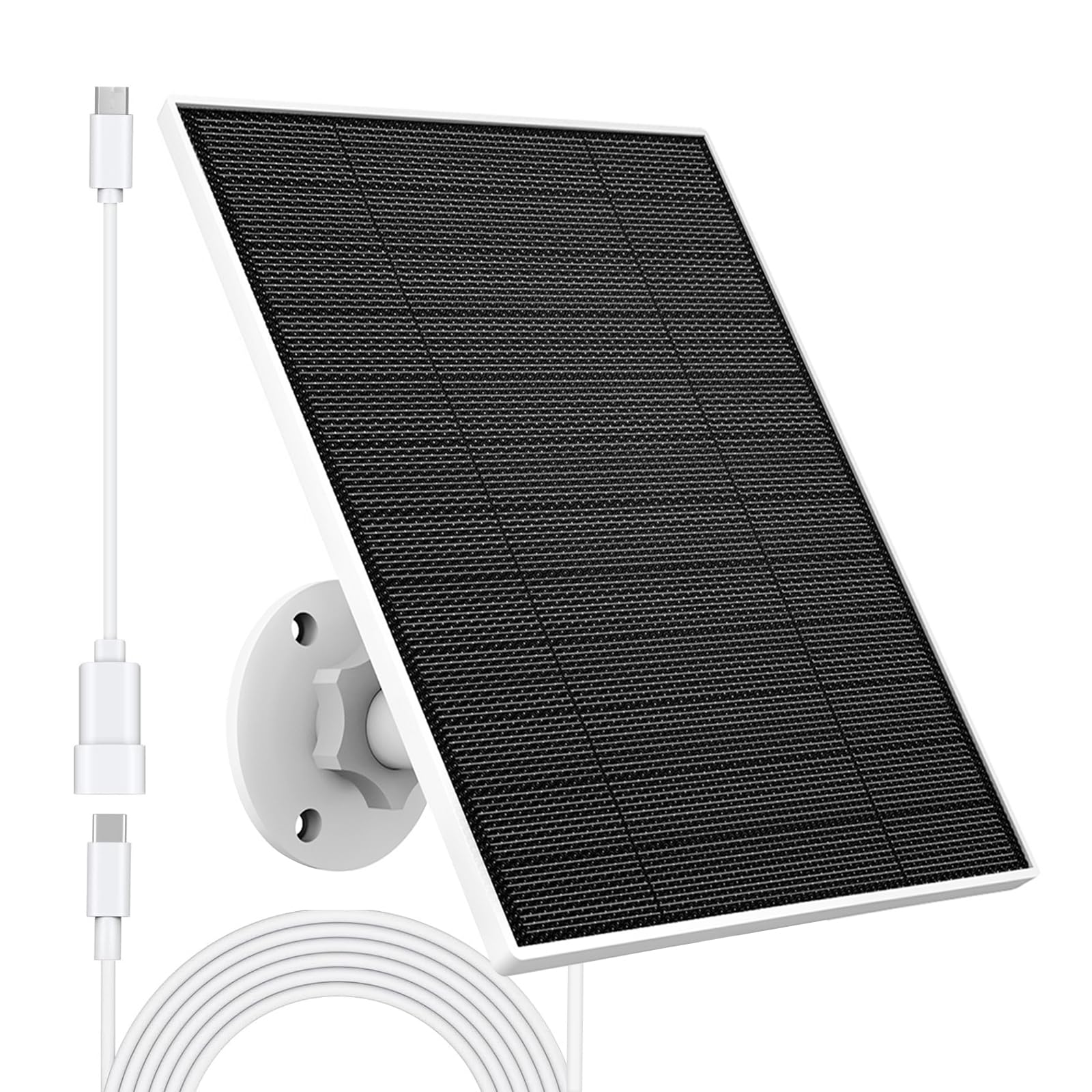 Solar Panel for Eufy Outdoor Camera, 5W Solar Panel Charger Compatible with Eufy