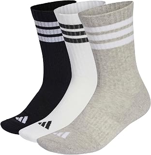 adidas 3-Stripes Cushioned Crew Socks 3 Pair Pack