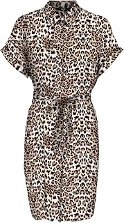 VERO Moda Women's Vmeasy Joy S/S Shirt Dress WVN Ga Dress