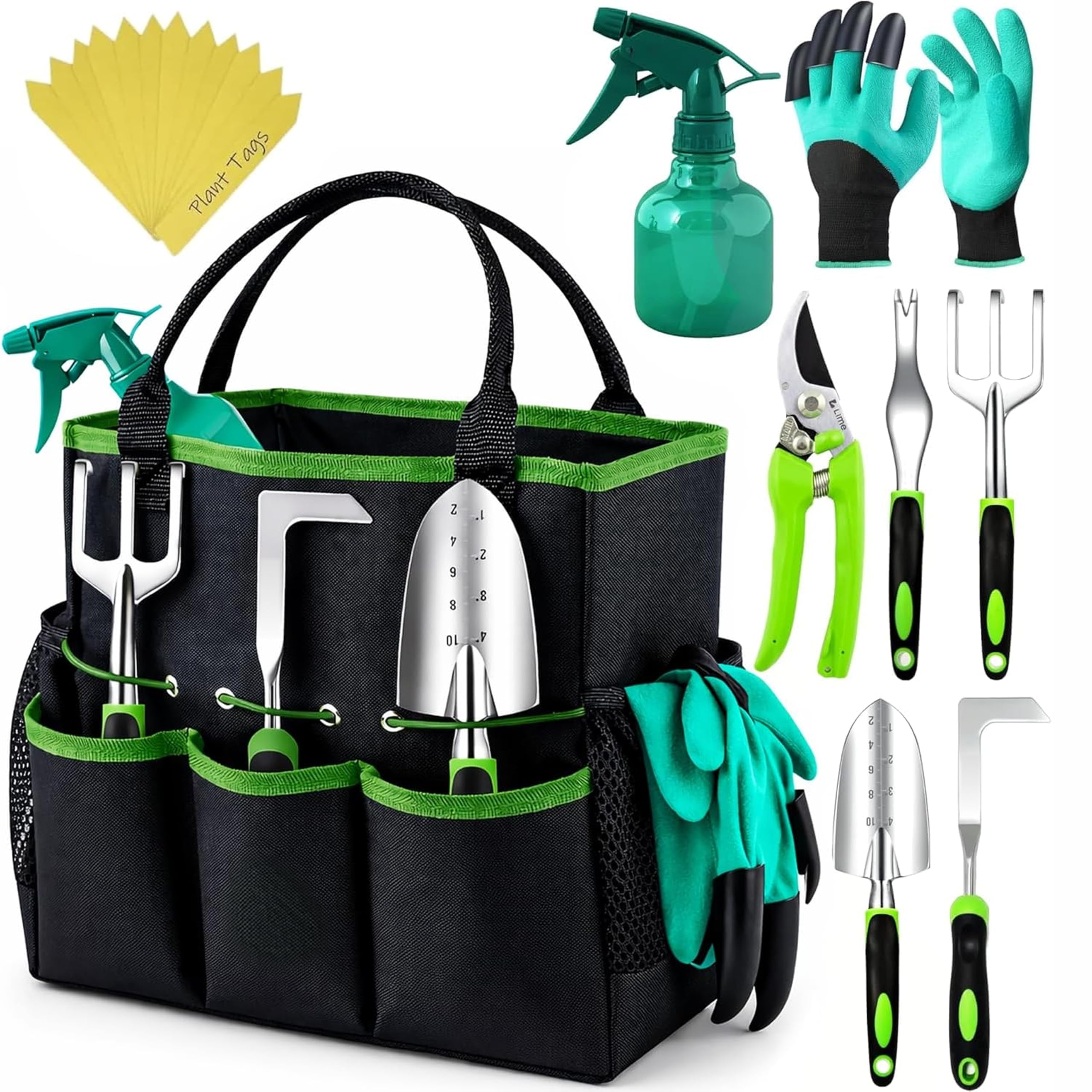 Heavy Duty Gardening Tools - Gardening Gifts for Women, Men, Mom, Dad - Durable,