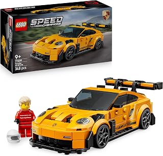 LEGO Speed Champions Porsche 911 GT3 RS Super Car 77239 | Toys for 9+ Year Old Boys, Car Model Building Kit, Collectible Driver Minifigure, Birthday Gift Idea, 348 Pieces