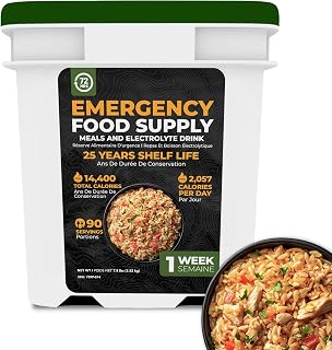 72HRS Emergency Food Supply Survival Food Kit | 3-day Survival Camping Food Supply, Up To 25-year shelf life Ideal for Hiking, Outdoors & Disaster Prep