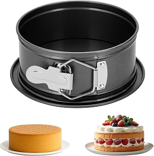 Cake Tin for Baking, Round Springform Cake Tin, 6 Inch, 15×6.5 cm