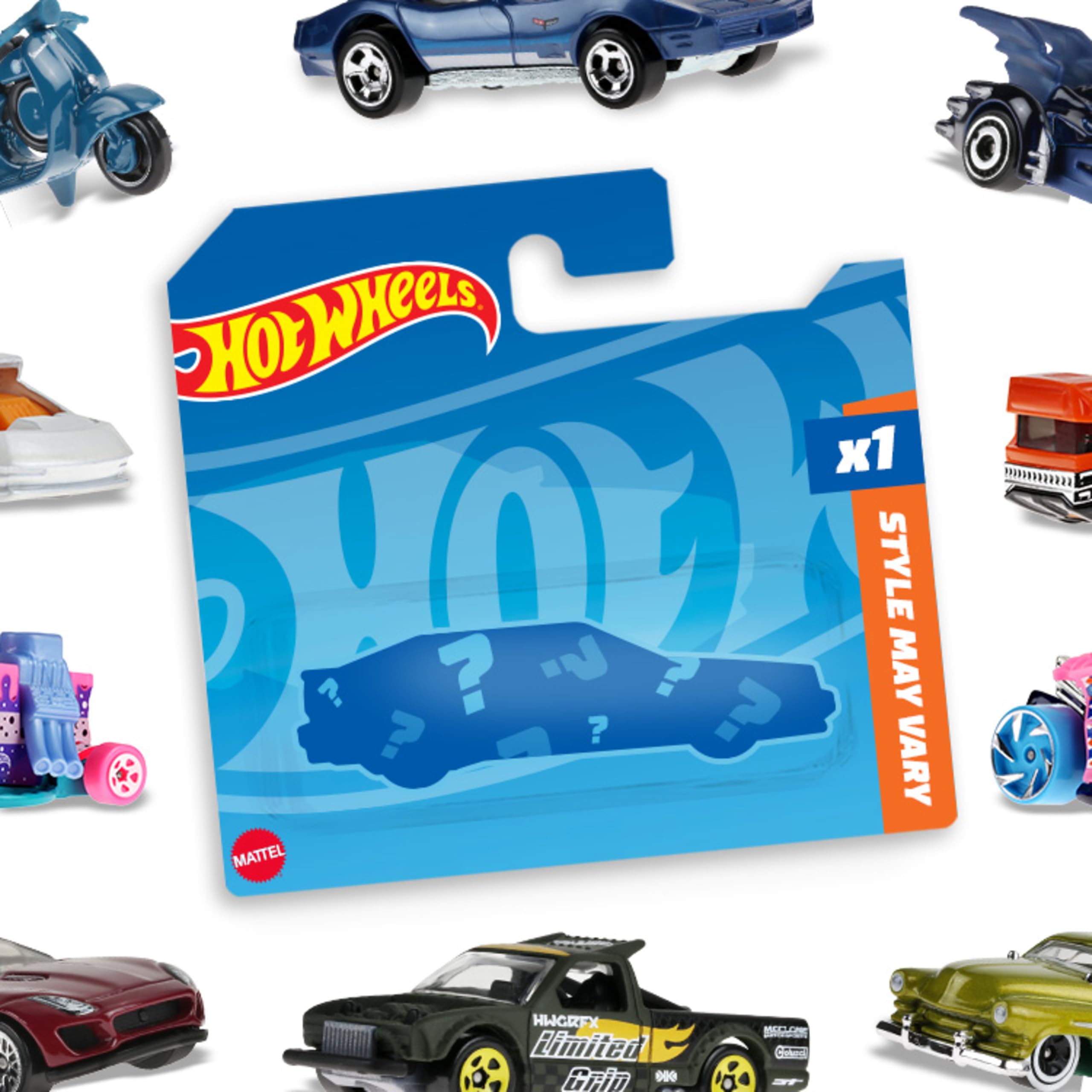Hot Wheels Toy Car or Truck (Styles May Vary)​ | 1:64 Scale Race, Sport & Rescue
