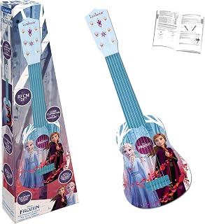 Lexibook, Frozen My First Guitar, K200FZ | 21-inch guitar, 6 nylon strings, Learning guide included, Blue/Purple