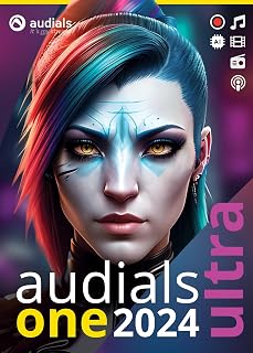 Audials One 2024 Ultra - AI video enhancer and streaming recorder for music, video, radio, podcast | 1 Device | 1 User | PC Activation Code by email
