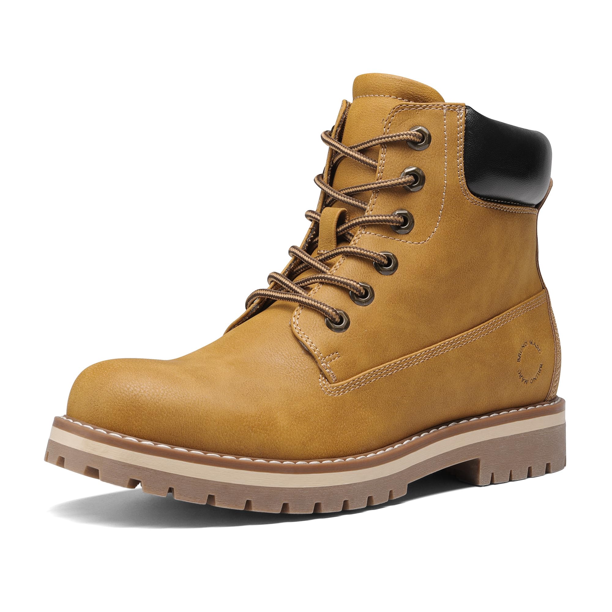 Bruno Marc Men's Classic Boots Warm Non-Slip Comfortable Fashion Mesh Lining Ank