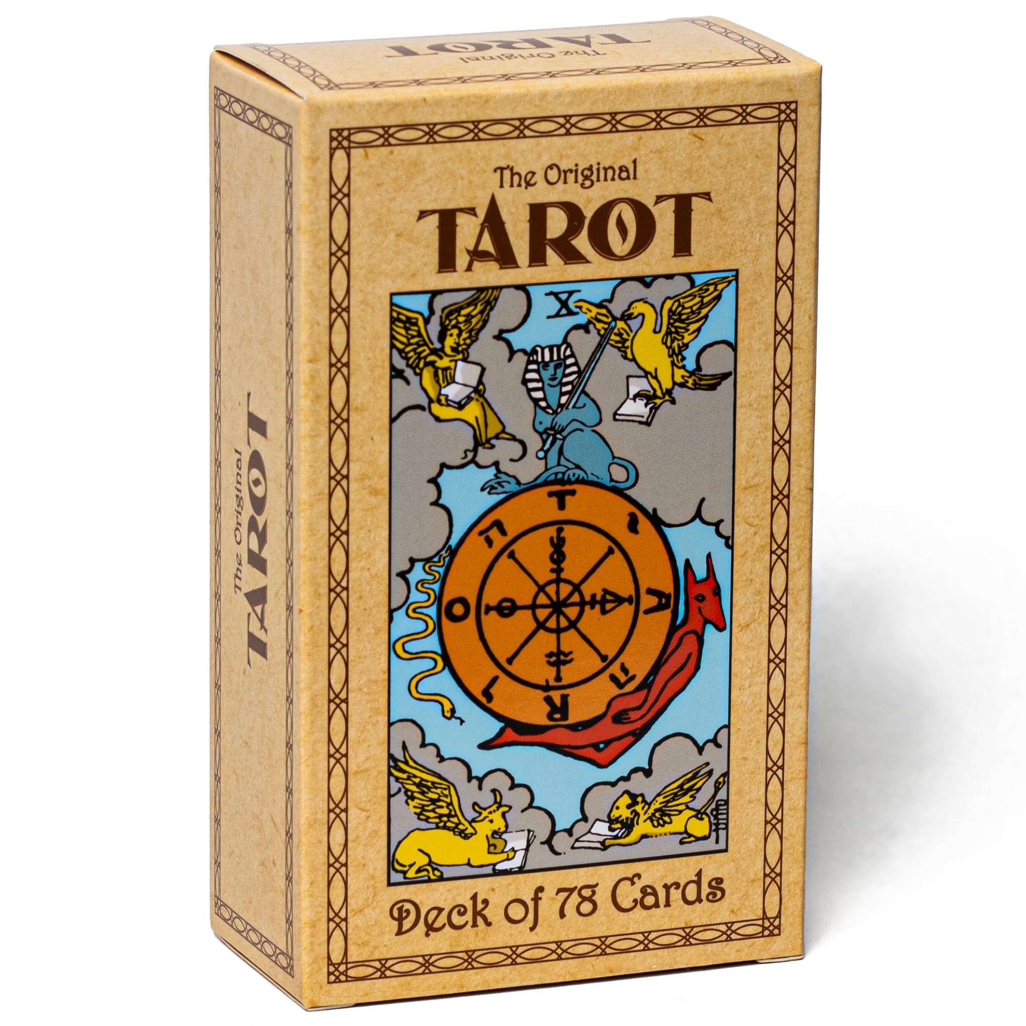 Da Brigh Tarot Cards Deck for Beginners, 78-Card, 350gsm, English | Classic 1909
