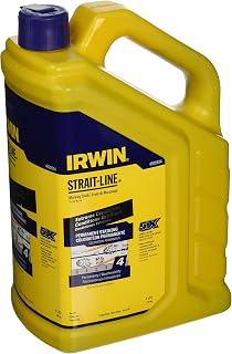 IRWIN Tools STRAIT-LINE Permanent Staining Marking Chalk, Indigo Blue, 4 lb (4935524)