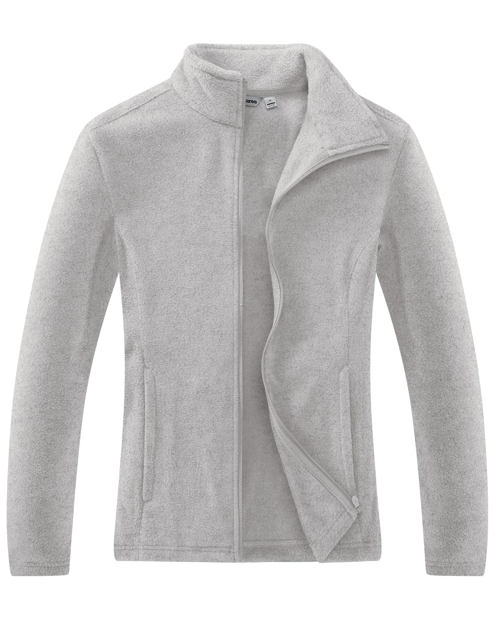 Outdoor Ventures Women's Lightweight Warm Zip Up Long-Sleeve Soft Polar Fleece J