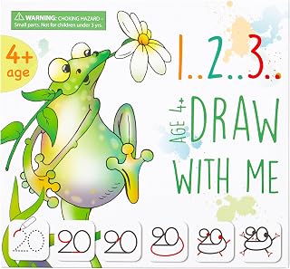 MD CREATIVE Draw & Trace Numbers Educational Toy for Girls & Boys 3-6