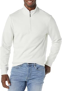 Amazon Essentials Quarter Zip Fleece Long Sleeve Sweatshirt
