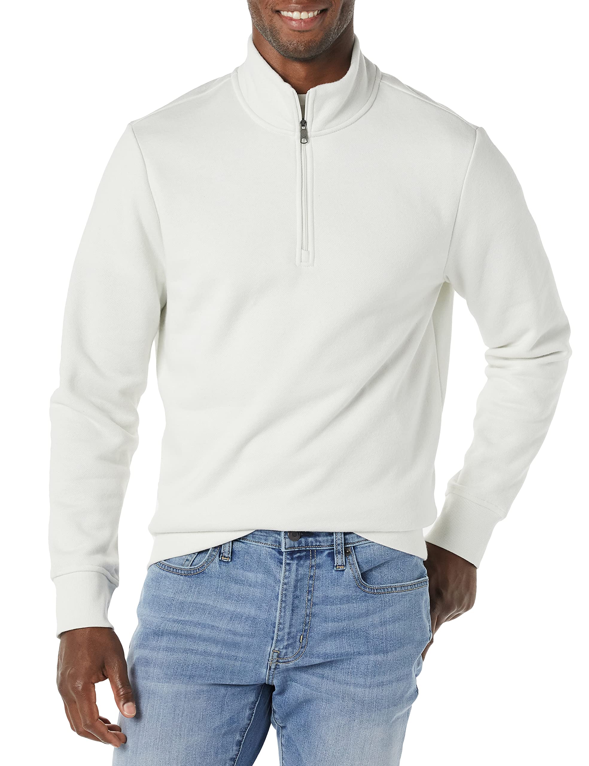 Amazon Essentials Quarter Zip Fleece Long Sleeve Sweatshirt