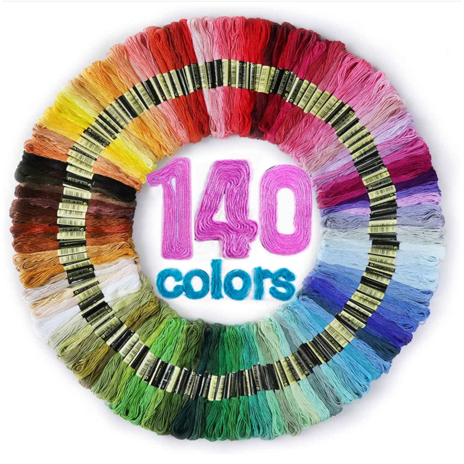 LOVIMAG Embroidery Thread Floss, Sewing Kit | Friendship Bracelet String, Making