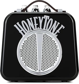 Danelectro Honeytone N-10 Guitar Mini Amp, Black with belt clip | Includes belt clip