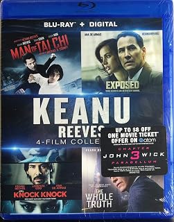 Keanu Reeves: 4-Film Collection (Exposed / Knock Knock / Man of Tai Chi / The Whole Truth) [Blu-ray + Digital HD]