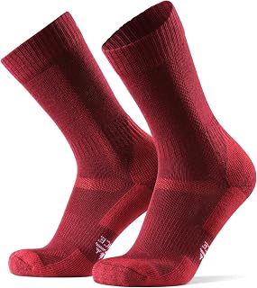 DANISH ENDURANCE Hiking Socks, Climbing Socks, Merino Wool, Thick Cushion, Blister Prevention, Antibacterial, Odor Resistant, Men's, Women's