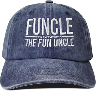 Hepandy Embroidered Funcle The Fun Uncle Dad Hats for Men