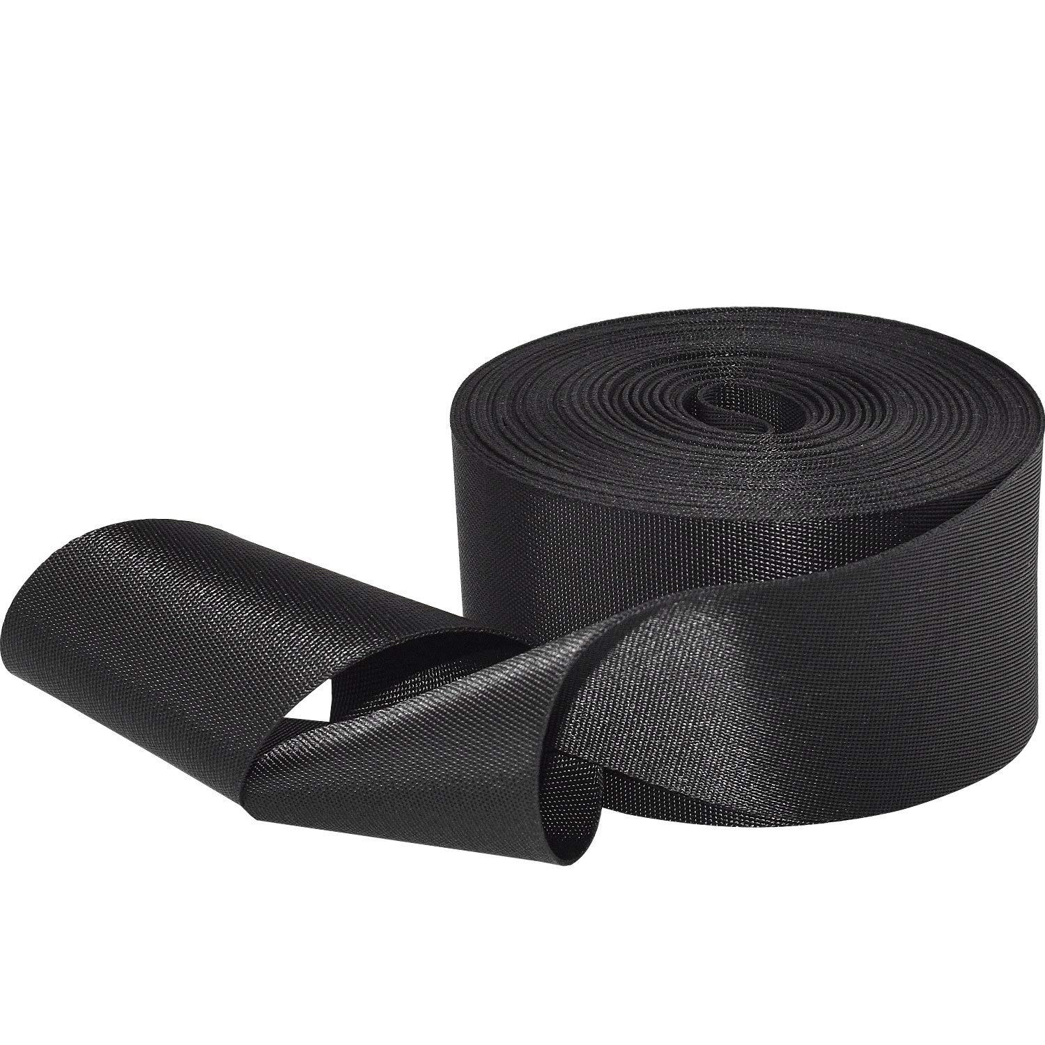 Flat Nylon Webbing 1 Roll 10 Yards 2 Inch Wide Strap for DIY Making Luggage Stra