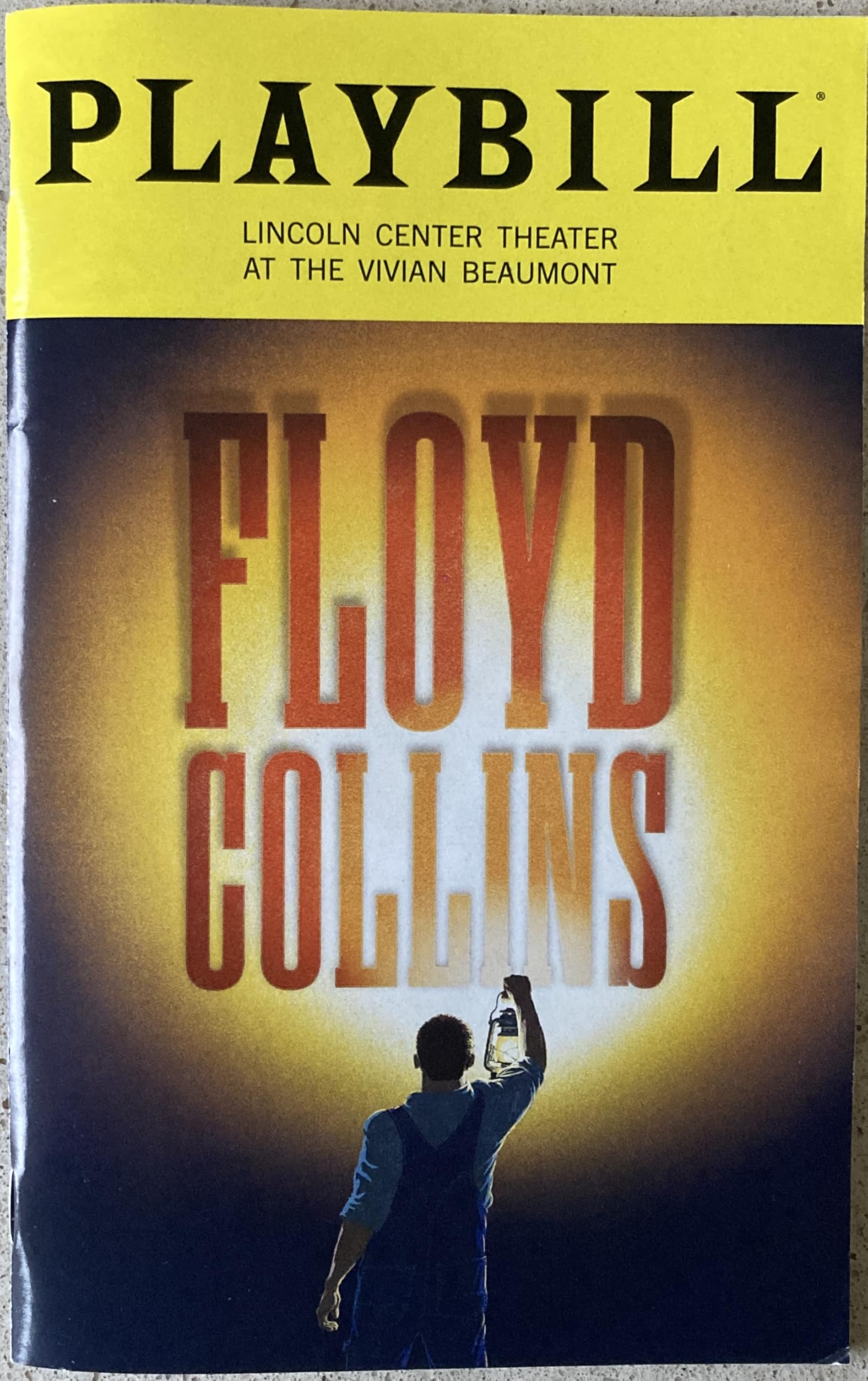 FLOYD COLLINS Playbill JEREMY JORDAN JASON GOTAY MARC KUDISCH April 2025